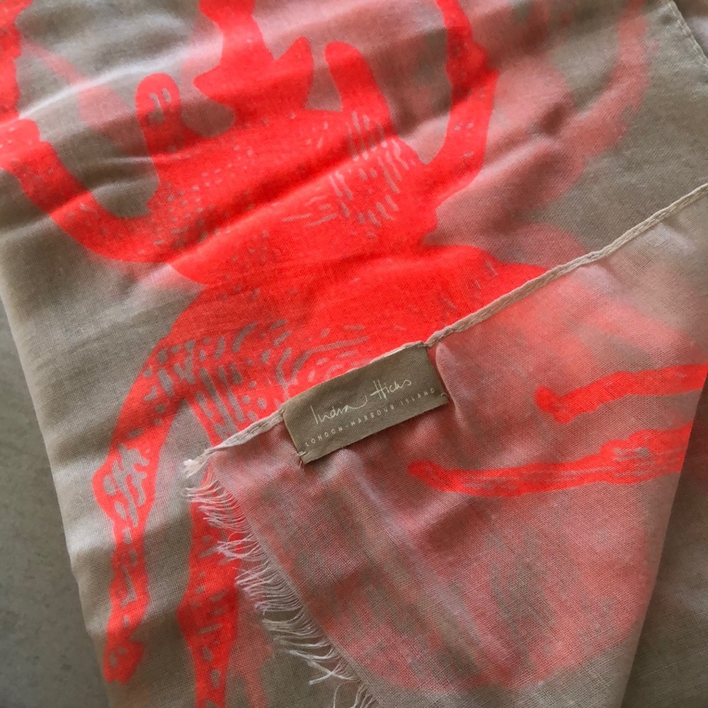 NEW India Hicks Siren Scarf Signature Beet…
